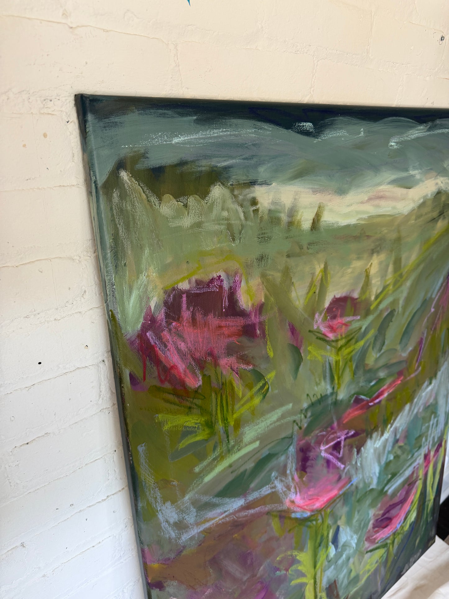 48" x 36" | Onward and upward