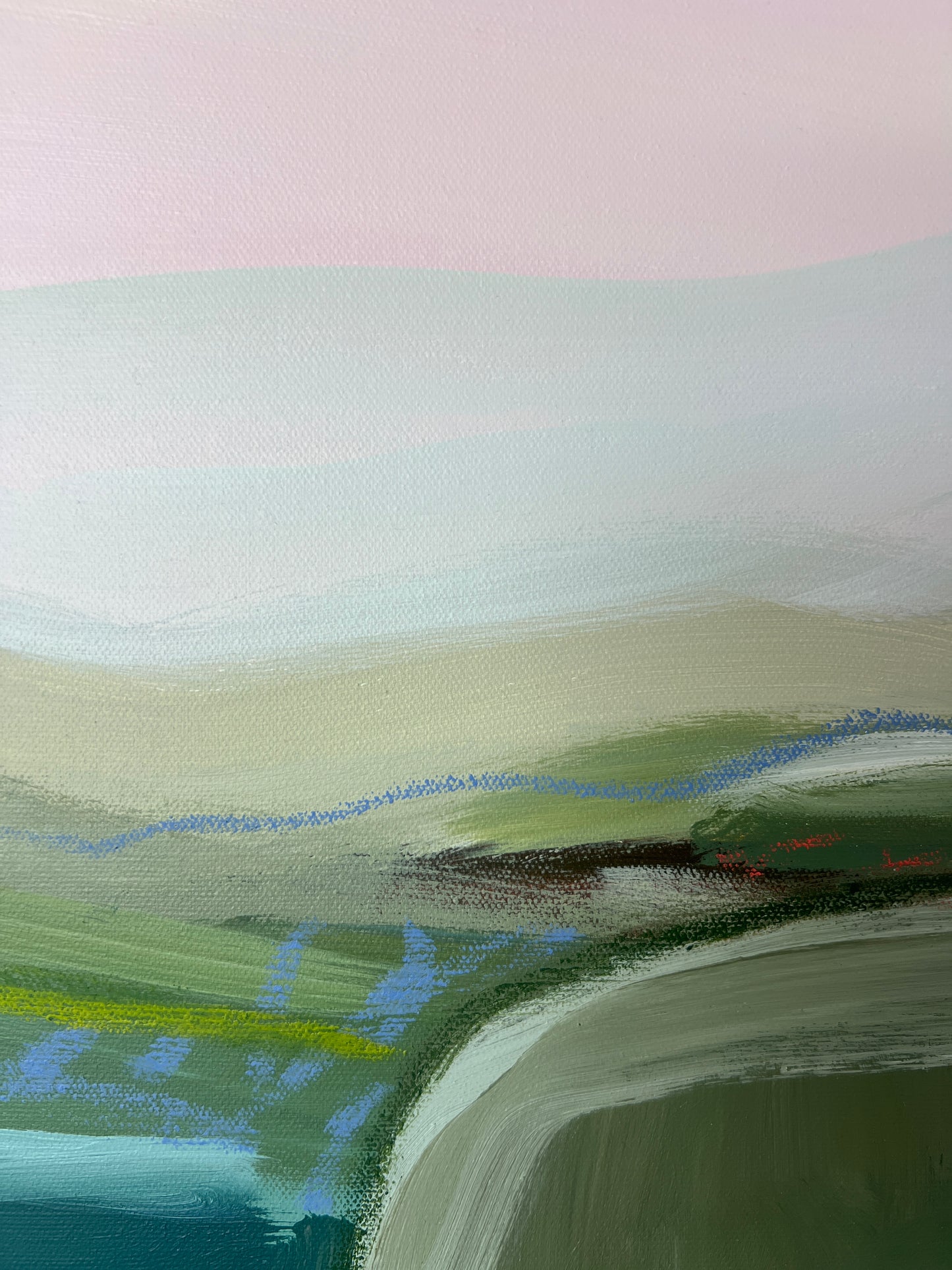30" x 40" Abstract Landscape