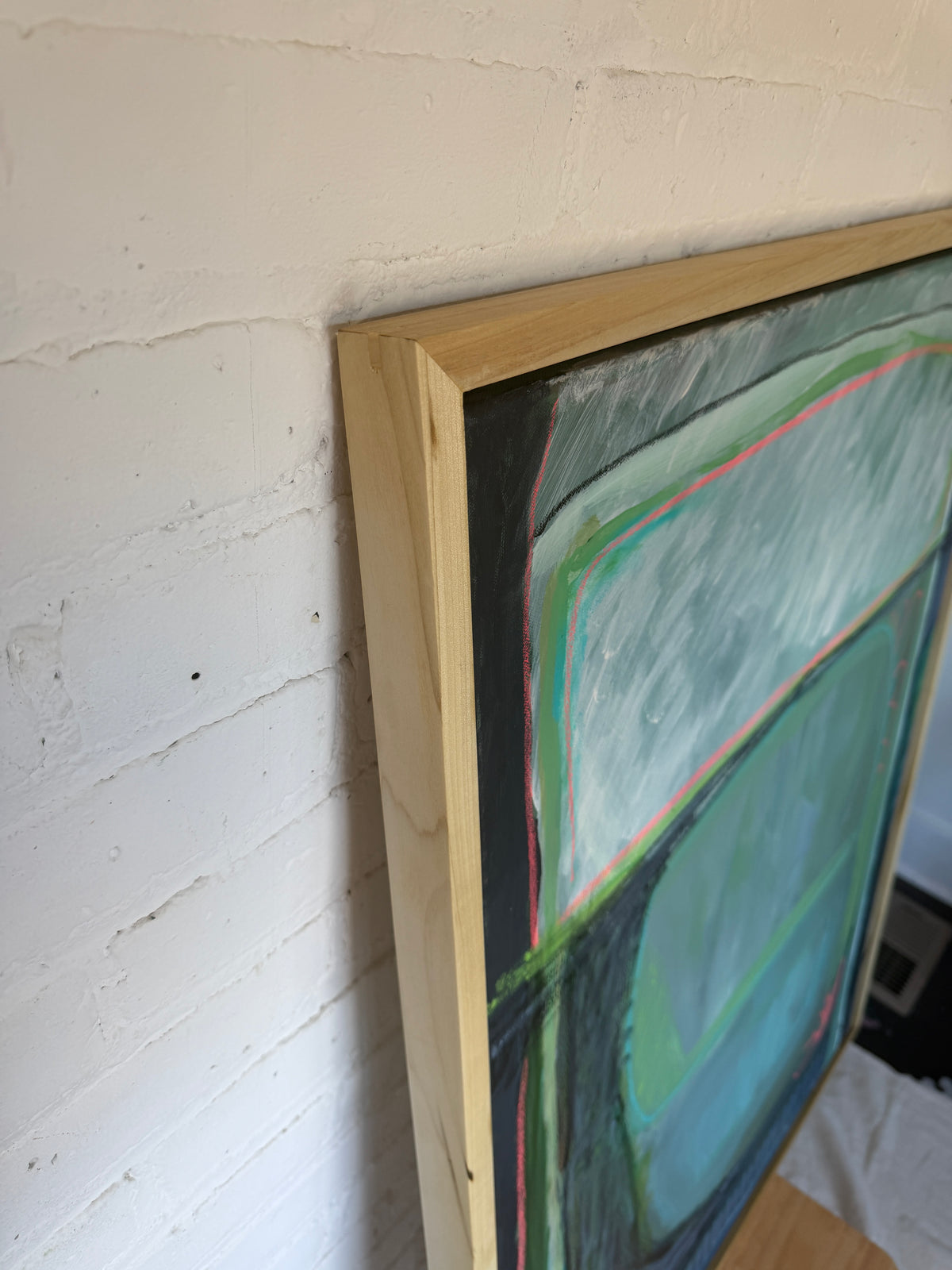 40" x 30" Acrylic and Oil Stick on Canvas