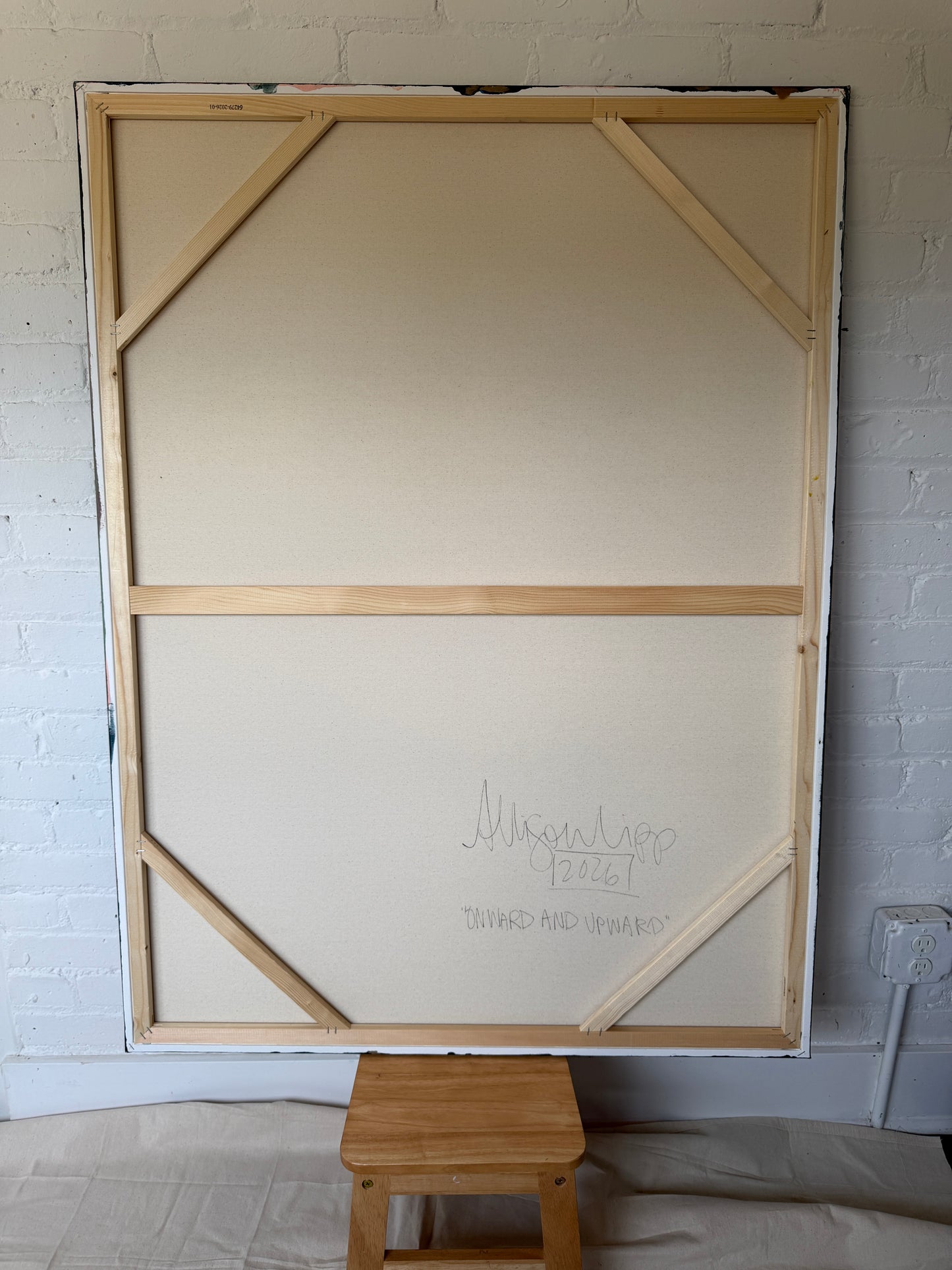 48" x 36" | Onward and upward