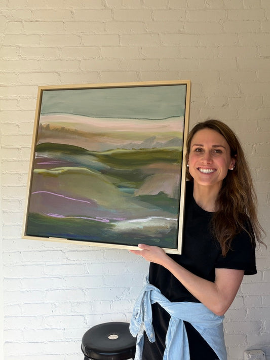 24" x 24" | Where lavender grows