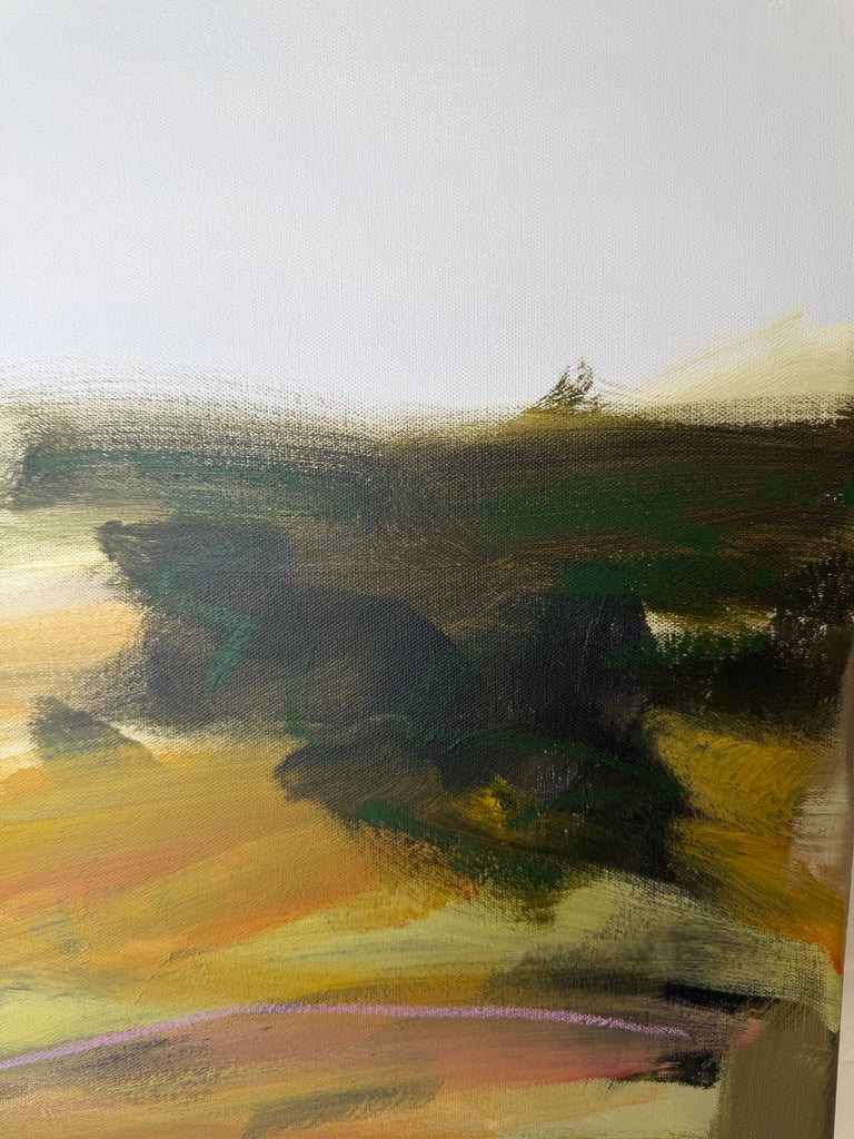 24" x 36" Abstract Landscape | Acrylic and oil stick on canvas