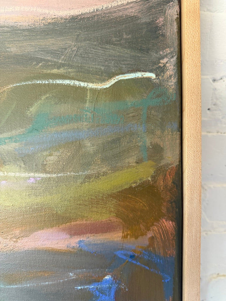 30" x 30" | Across the river