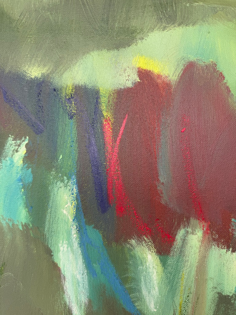 48" x 36" | Garden with a view, II