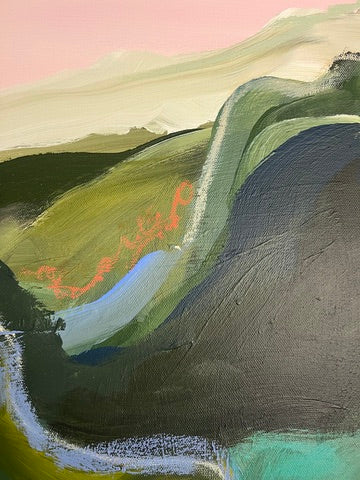 24" x 24" Abstract Landscape
