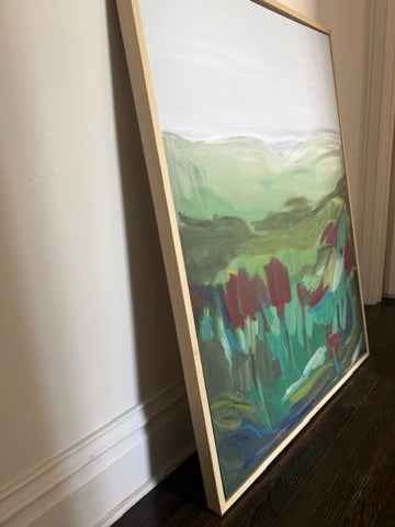48" x 36" | Garden with a view, II