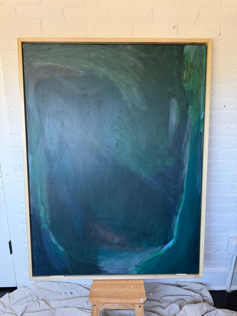(set of 2) 48" x 36" Mixed Media on Canvas