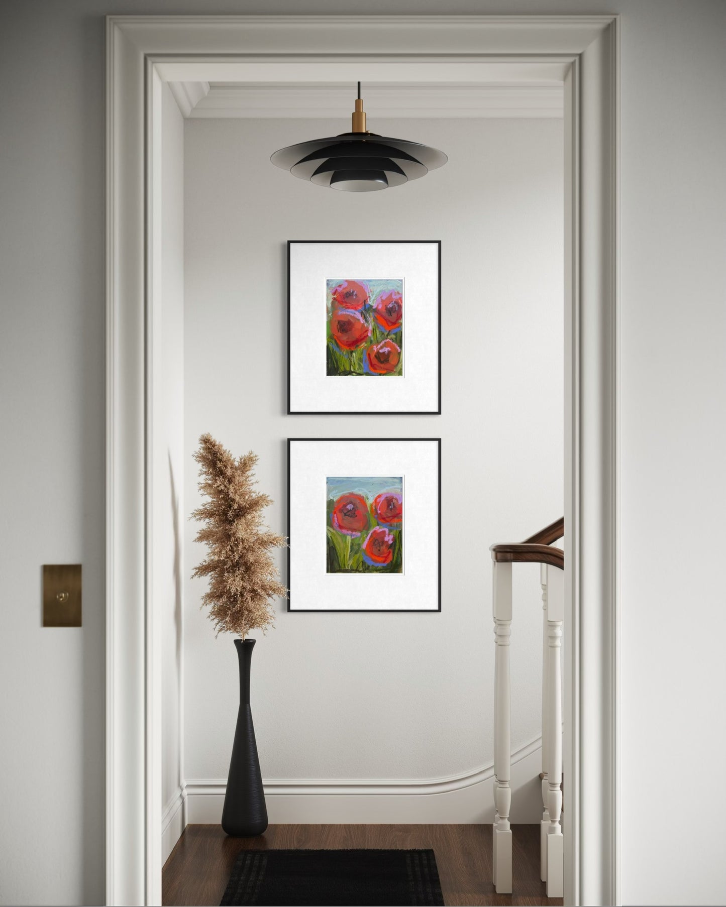 (Sizes vary) | Landscape florals on paper "Open Bloom"