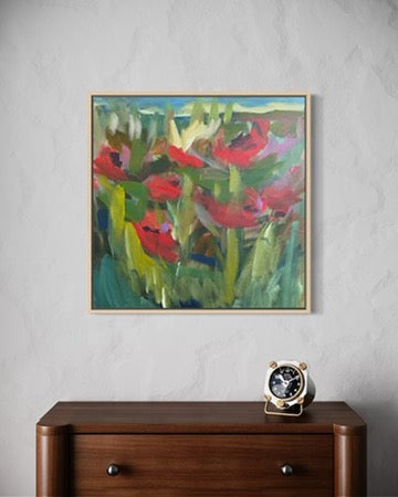 24" x 24" | Evening at the gardens