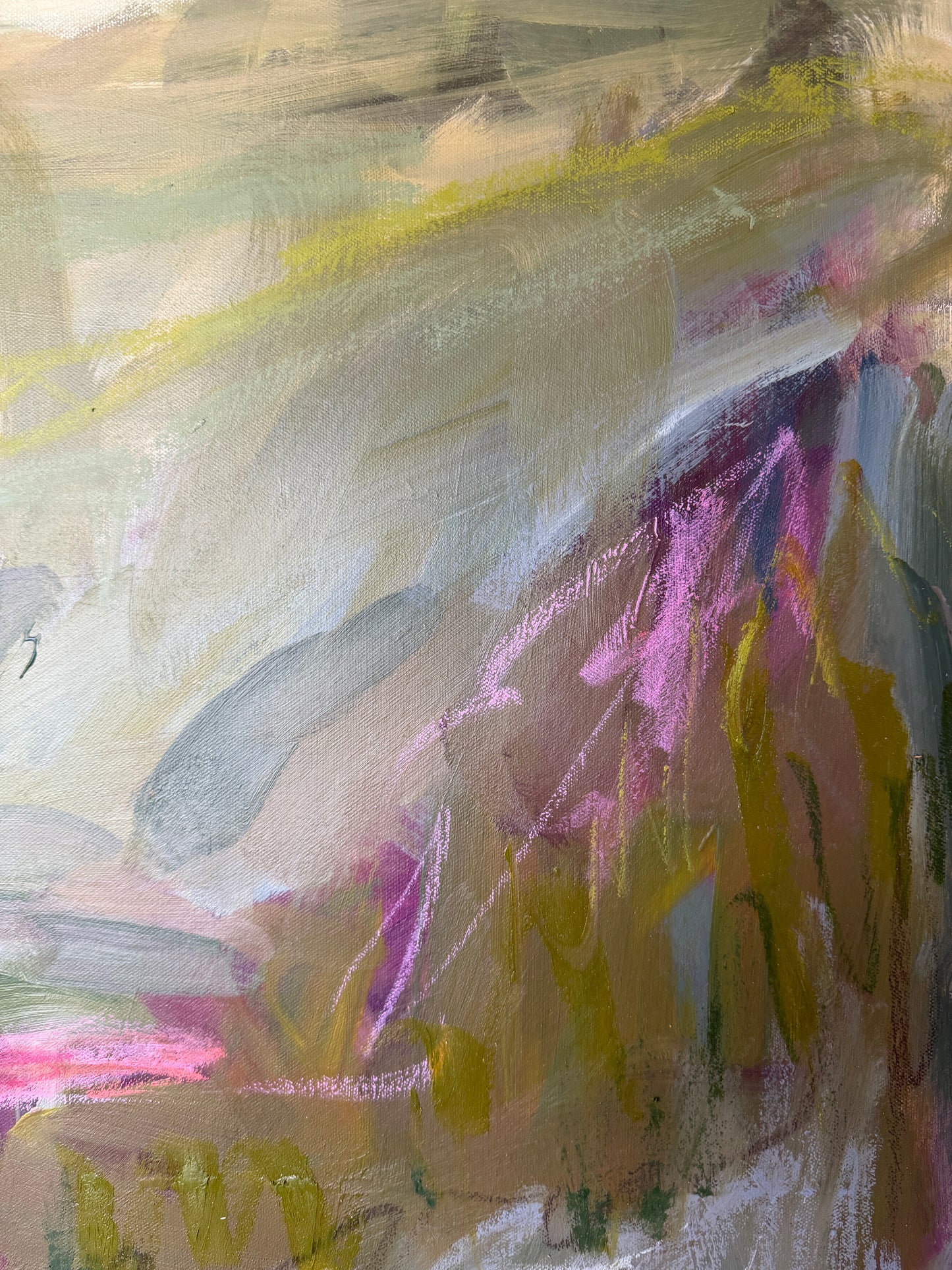 48" x 36" | Onward and upward