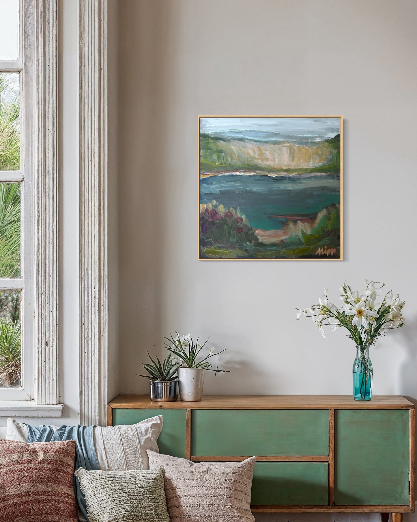30" x 30" | Look at those bluffs
