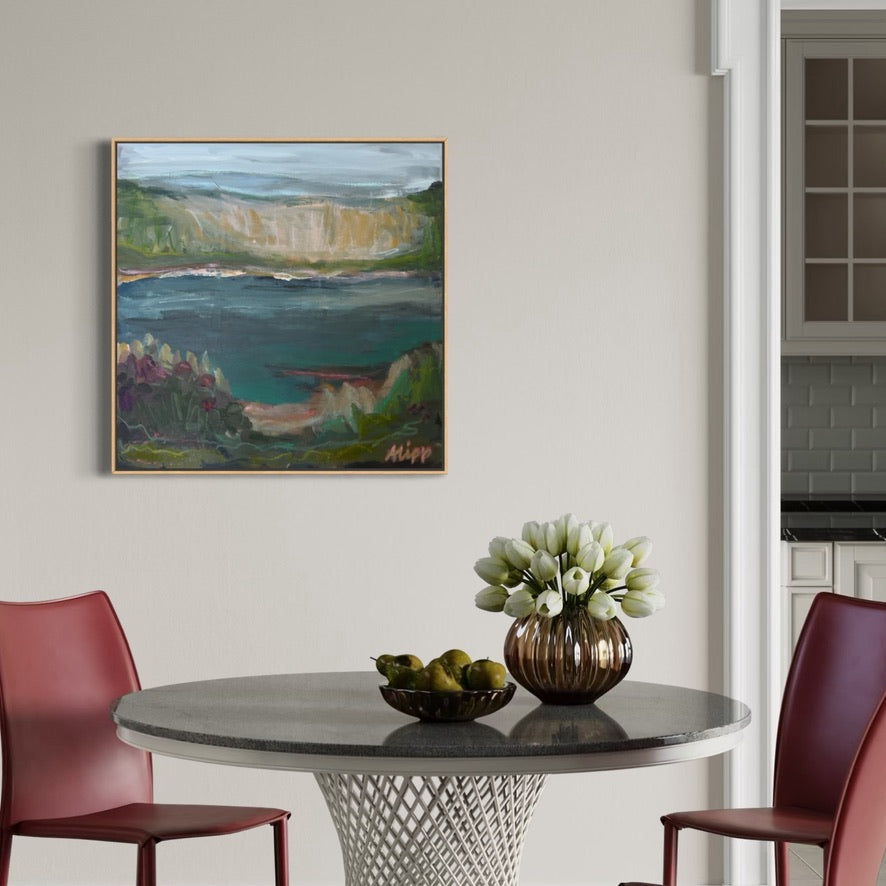 30" x 30" | Look at those bluffs