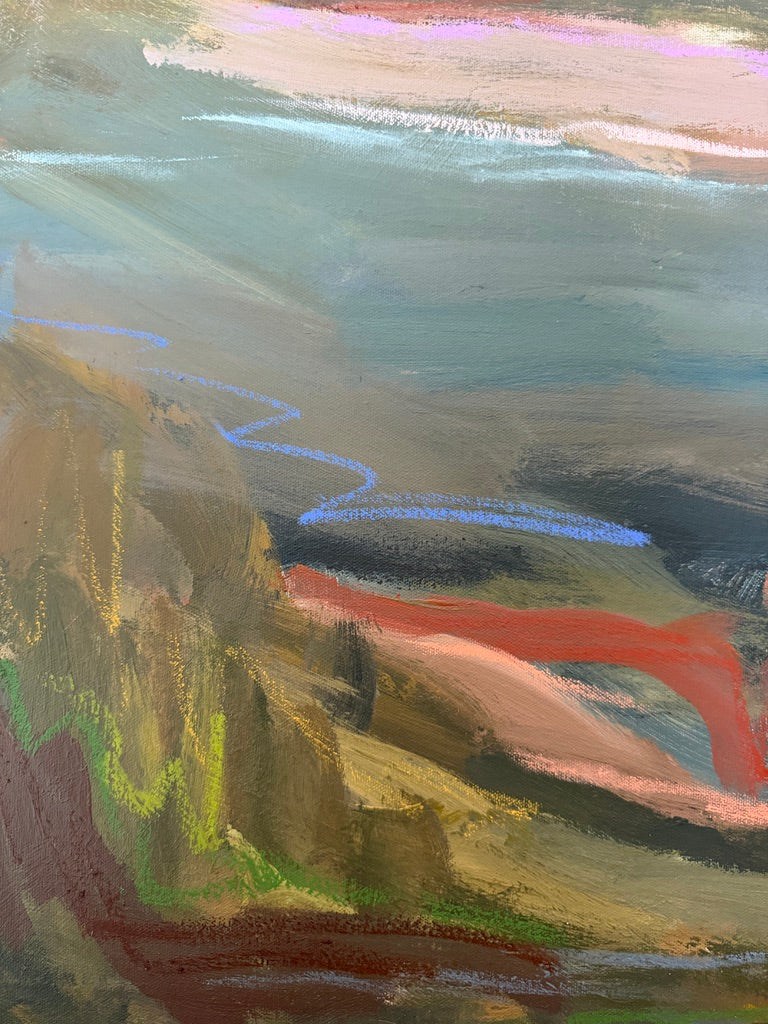 30" x 30" | Across the river