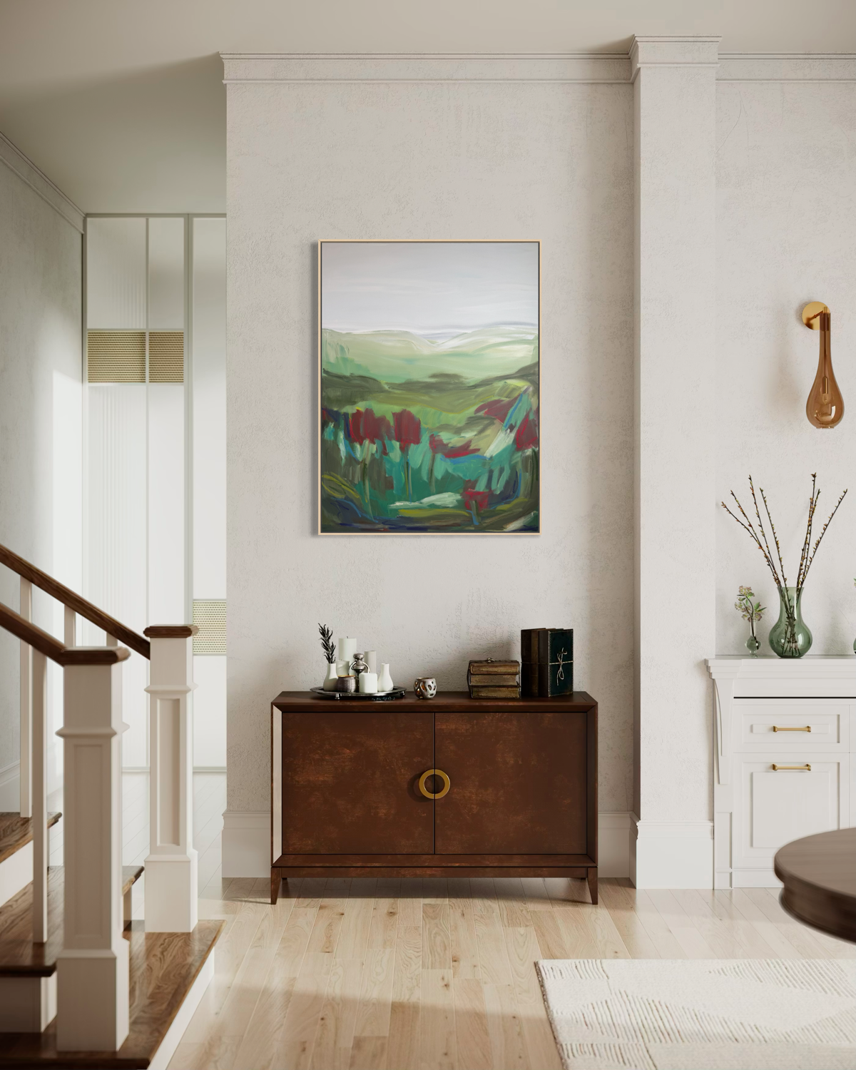 48" x 36" | Garden with a view, II
