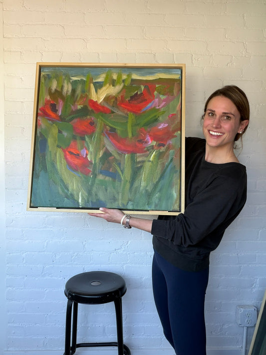 24" x 24" | Evening at the gardens