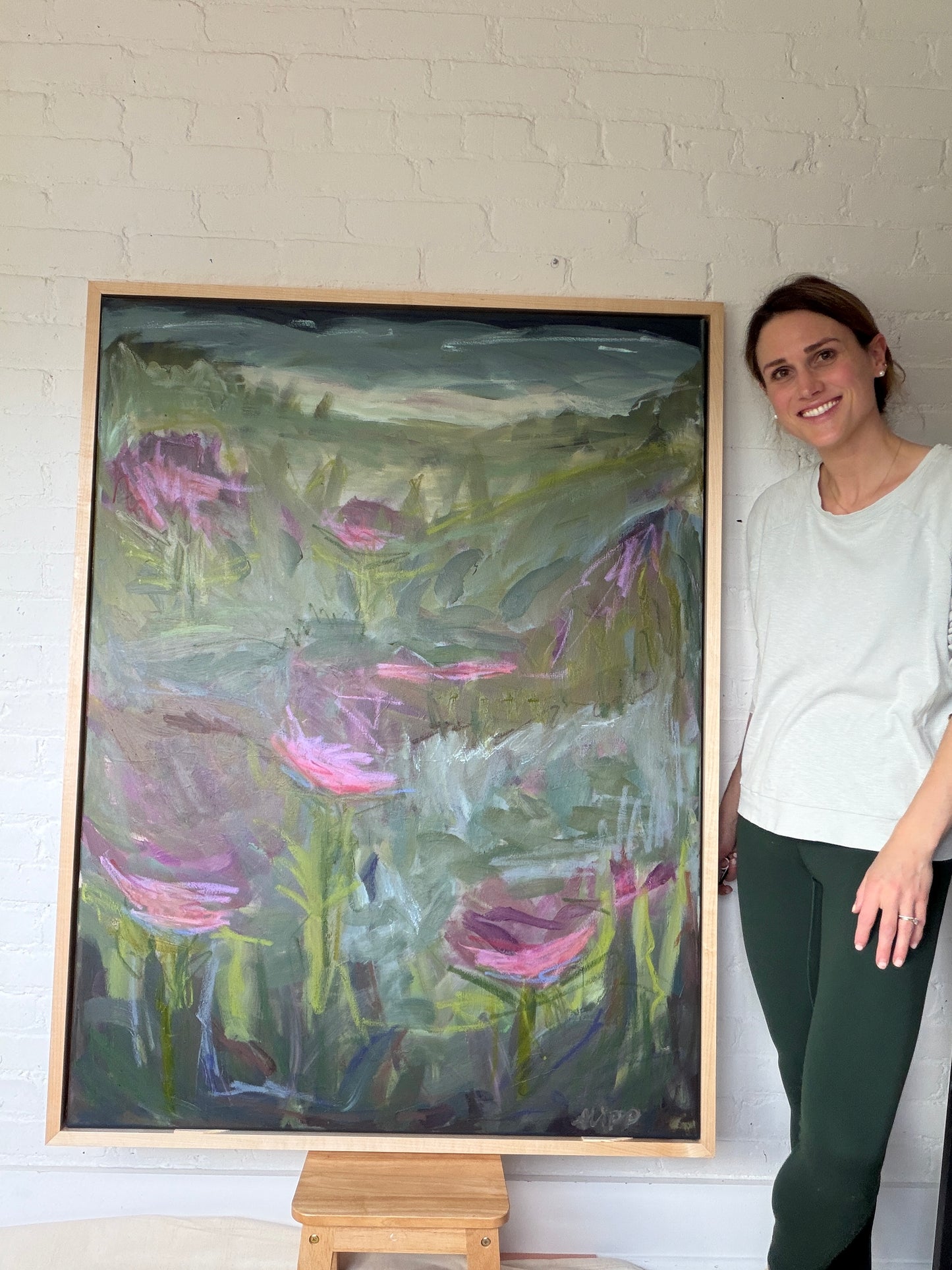 48" x 36" | Onward and upward