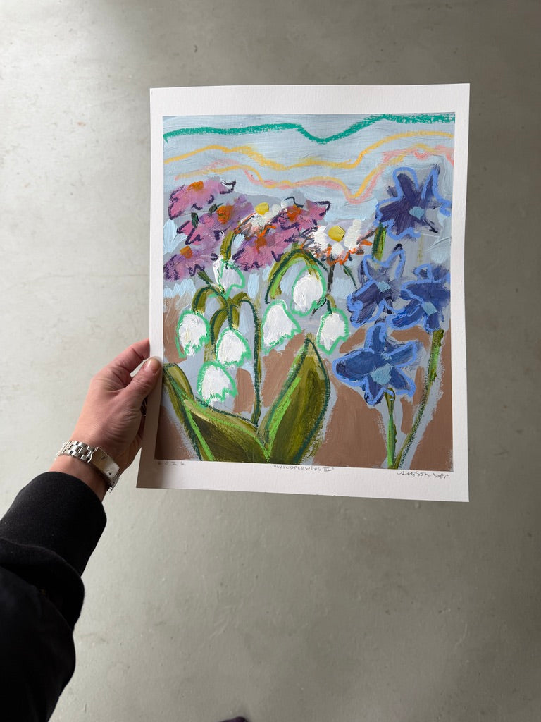 Wildflowers | Multiple variations | 12" x 10" (on 14" x 11" paper)