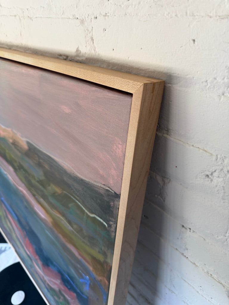 30" x 30" | Across the river