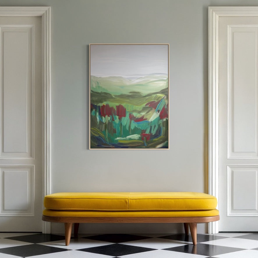 48" x 36" | Garden with a view, II