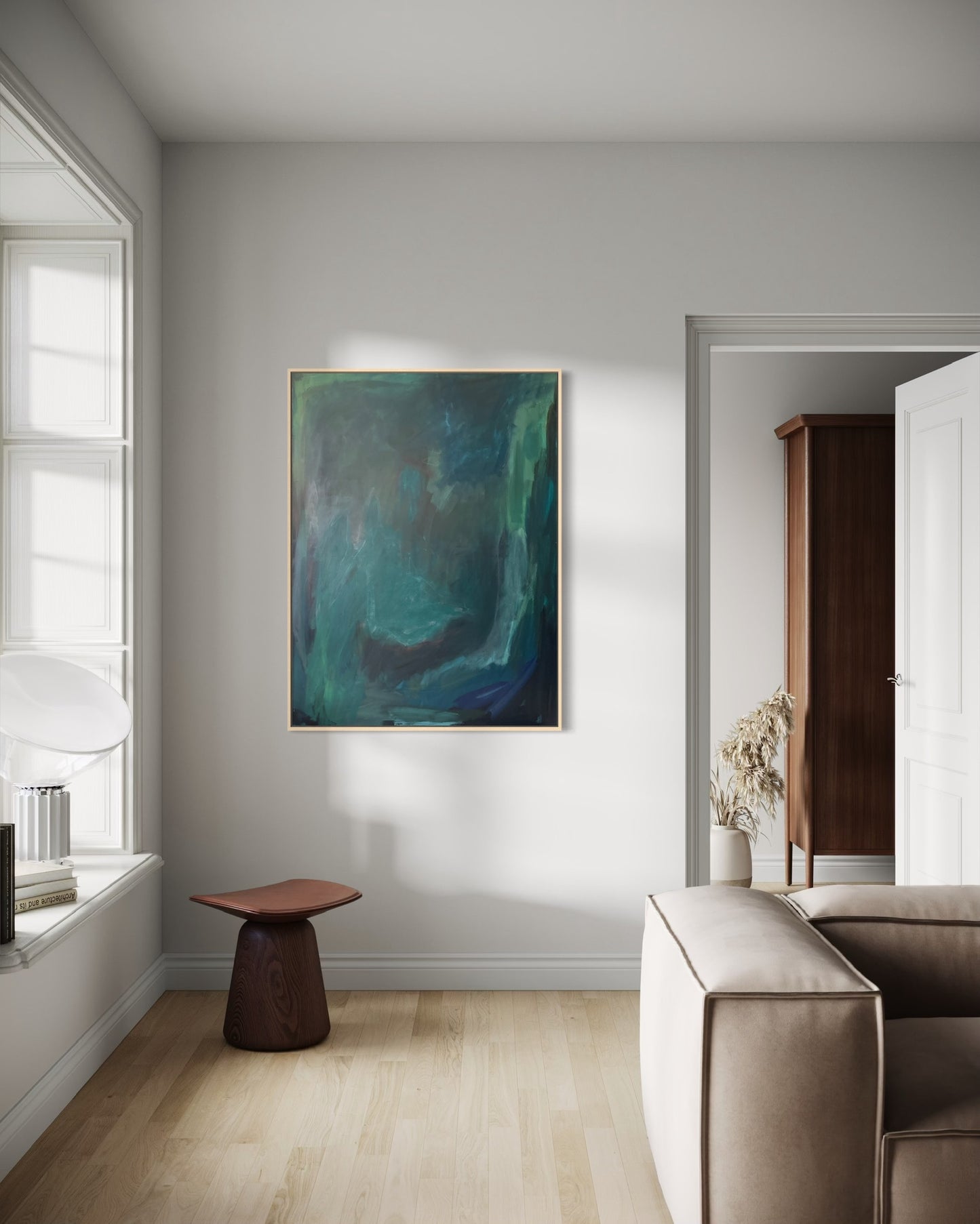 (set of 2) 48" x 36" Mixed Media on Canvas