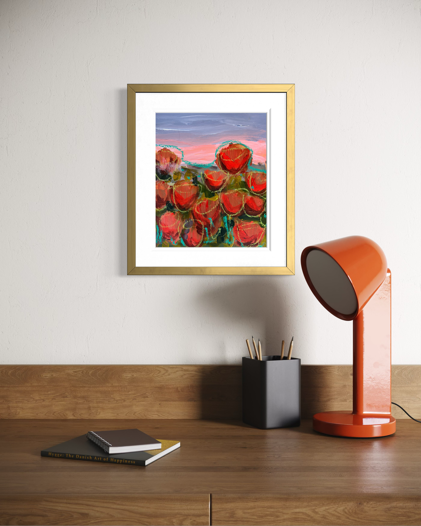 12" x 10" Superbloom on Paper Paintings (6 variations)