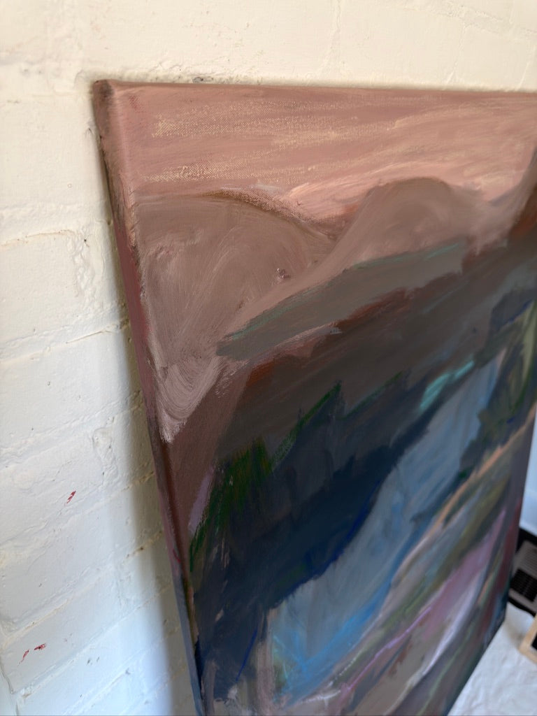 48" x 36" | Climb the mountain