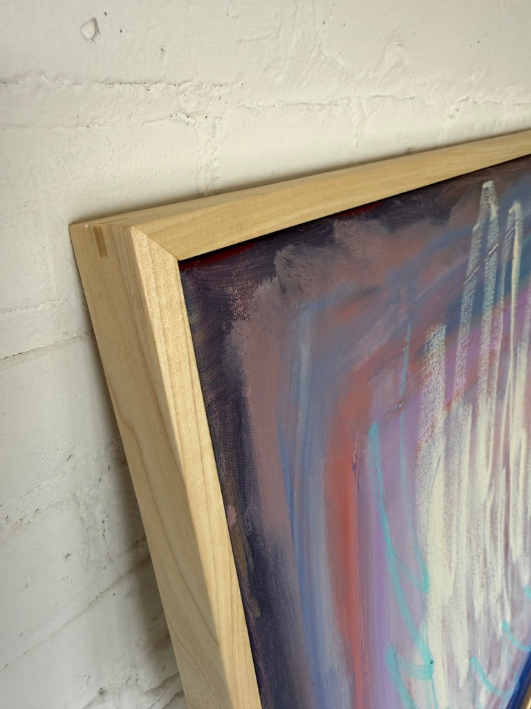 24" x 24" Acrylic and oil stick on canvas