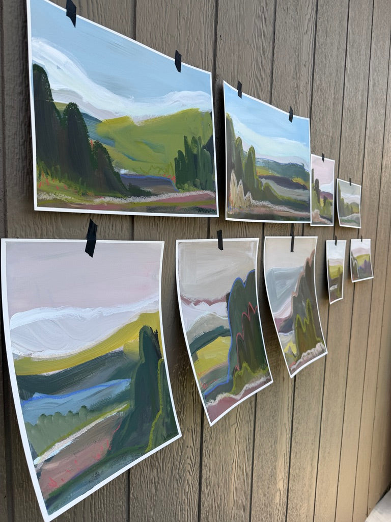 (Sizes vary) | Landscapes on paper