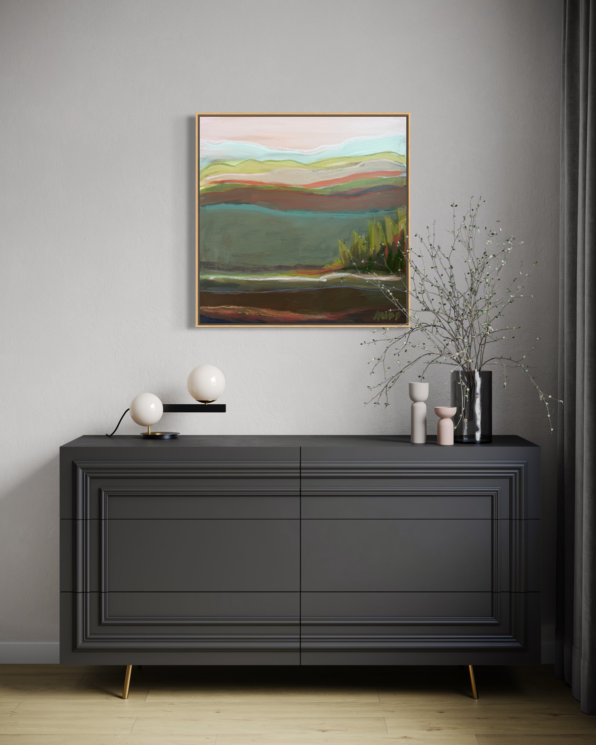 30" x 30" | Let's rest here