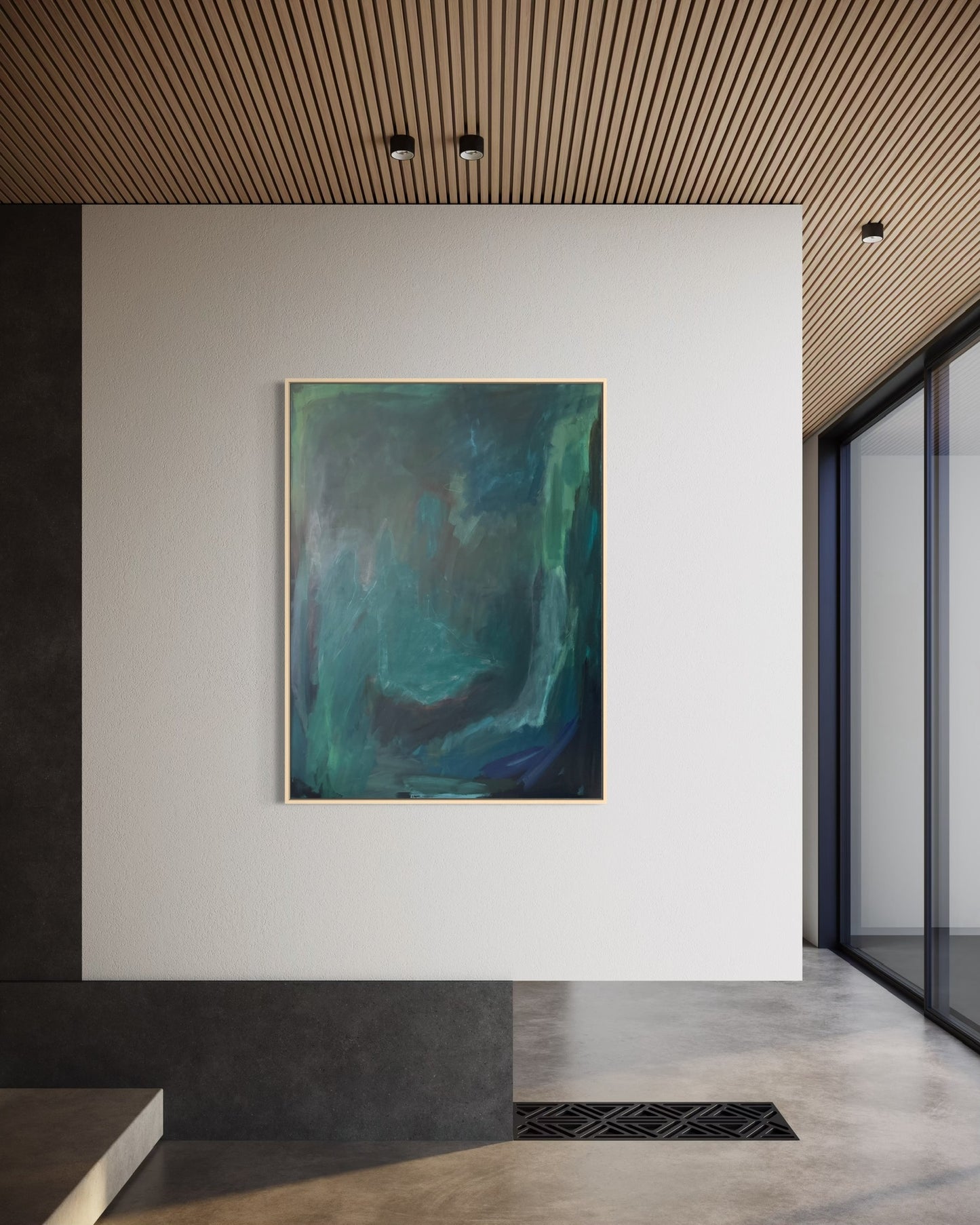 (set of 2) 48" x 36" Mixed Media on Canvas