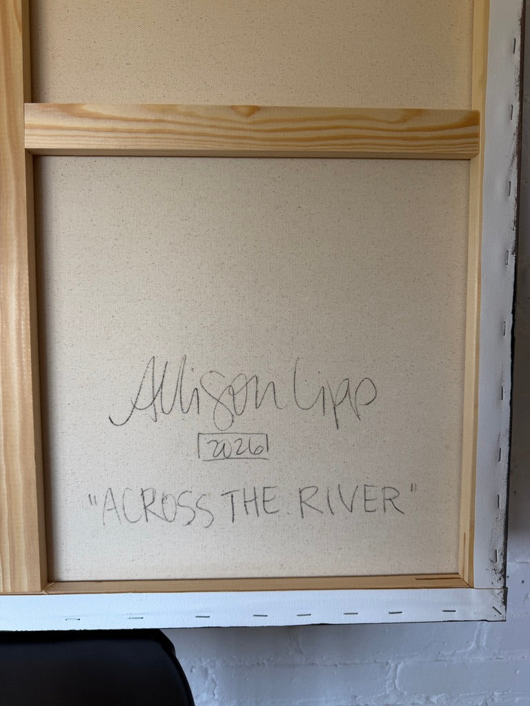 30" x 30" | Across the river