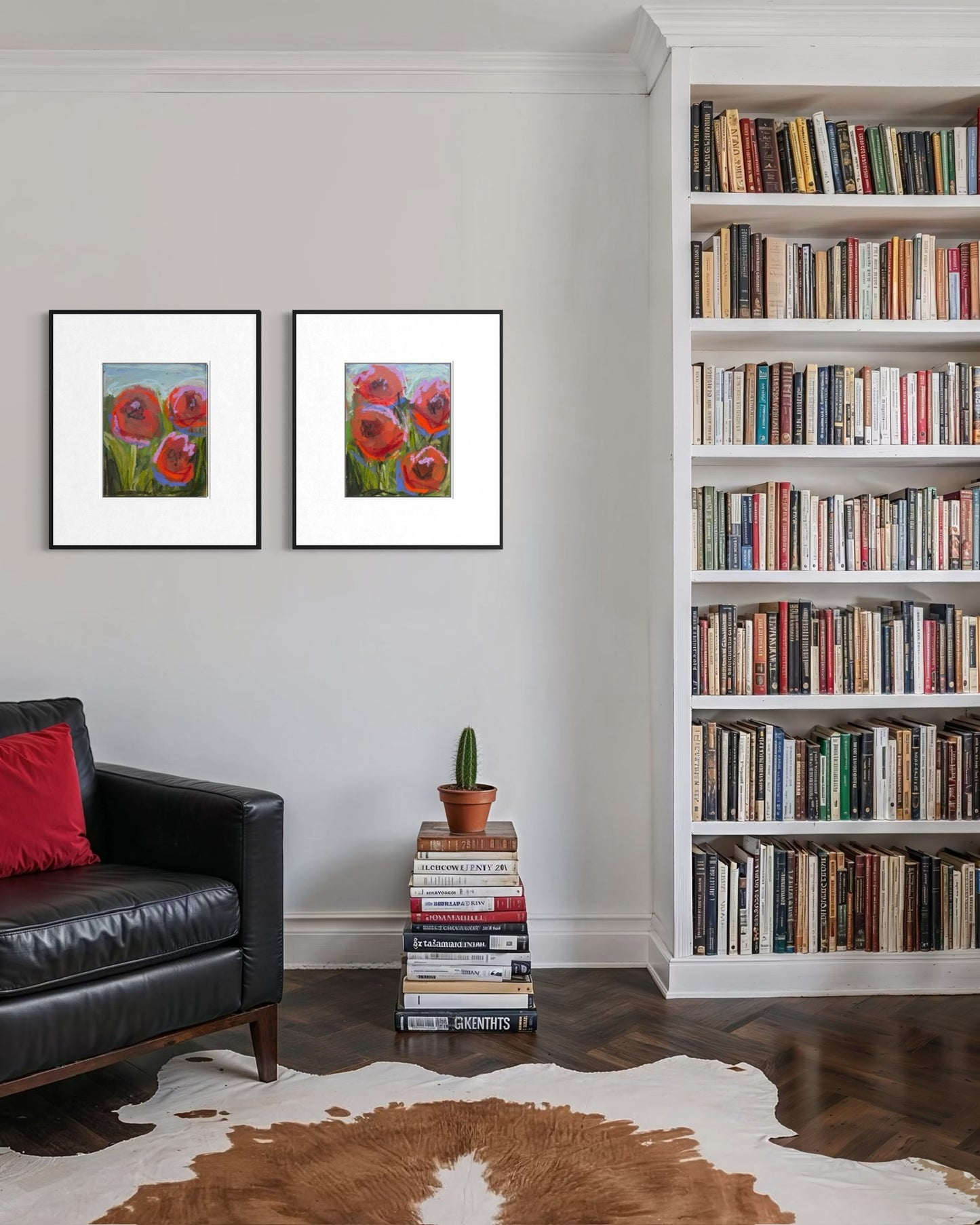 (Sizes vary) | Landscape florals on paper "Open Bloom"