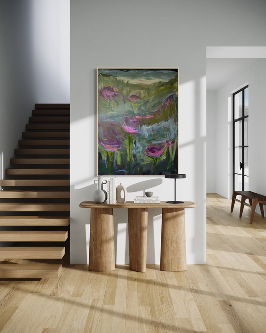 48" x 36" | Onward and upward
