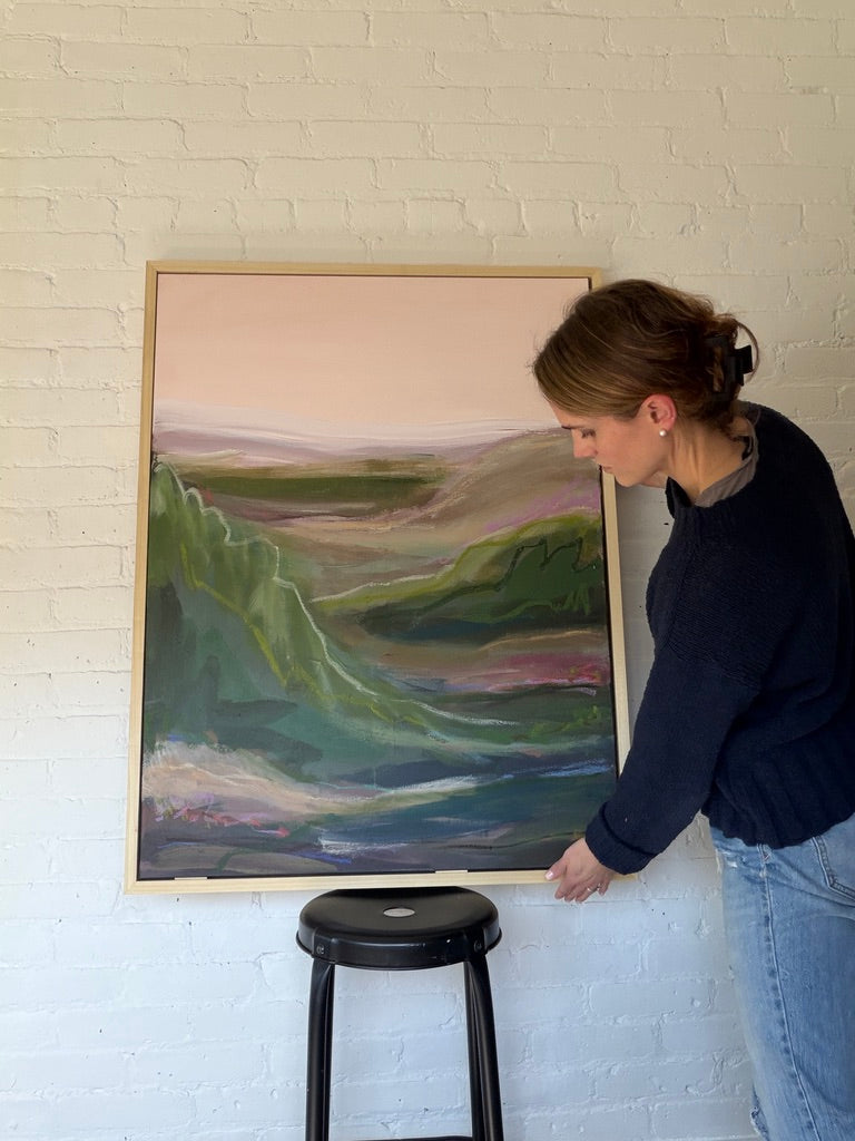 40" x 30" | Peachy queen