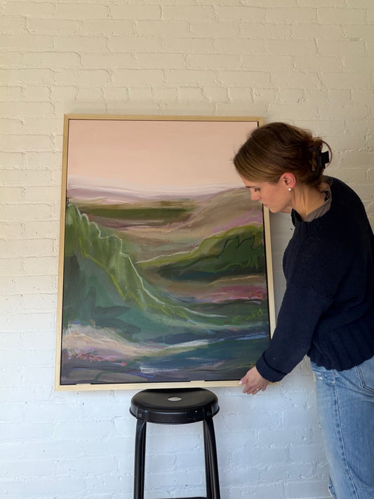 40" x 30" | Peachy queen