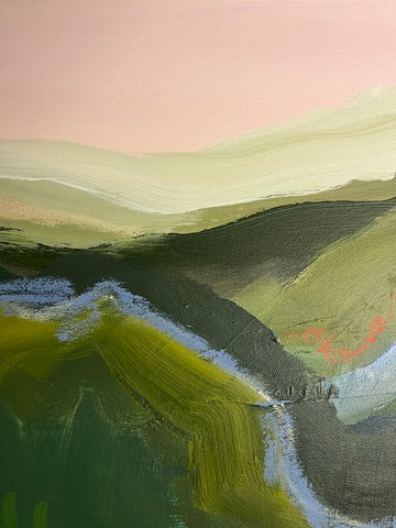 24" x 24" Abstract Landscape