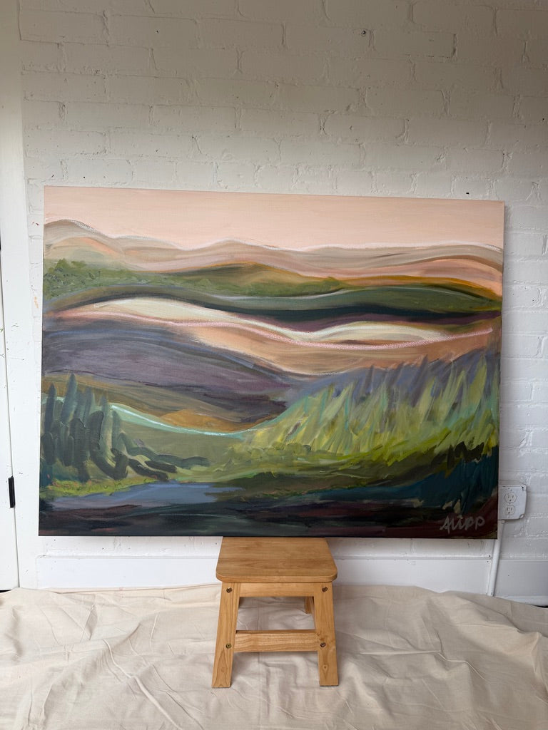 36" x 48" | Something to ponder
