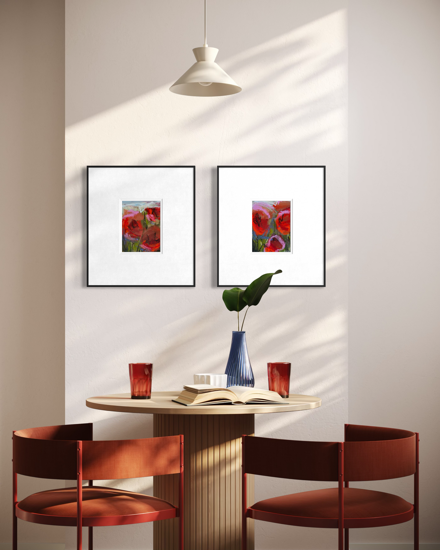 (Sizes vary) | Landscape florals on paper "Open Bloom"