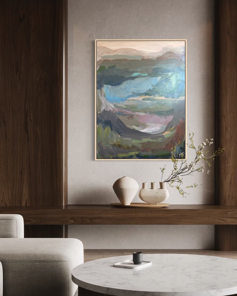 48" x 36" | Climb the mountain