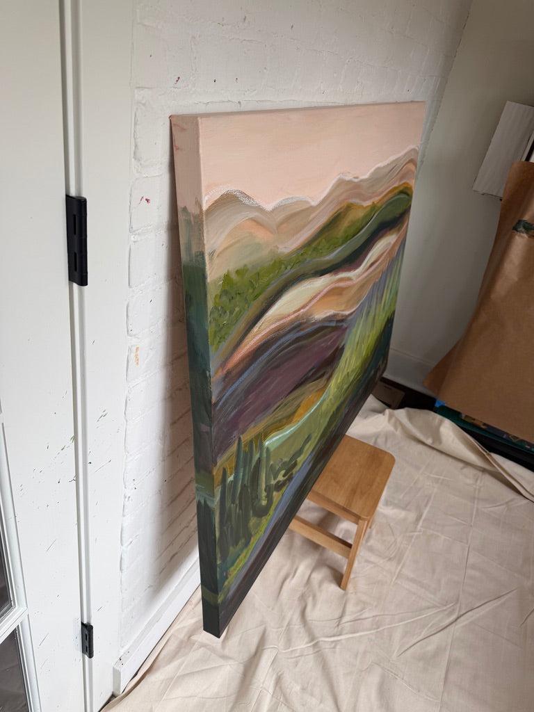 36" x 48" | Something to ponder