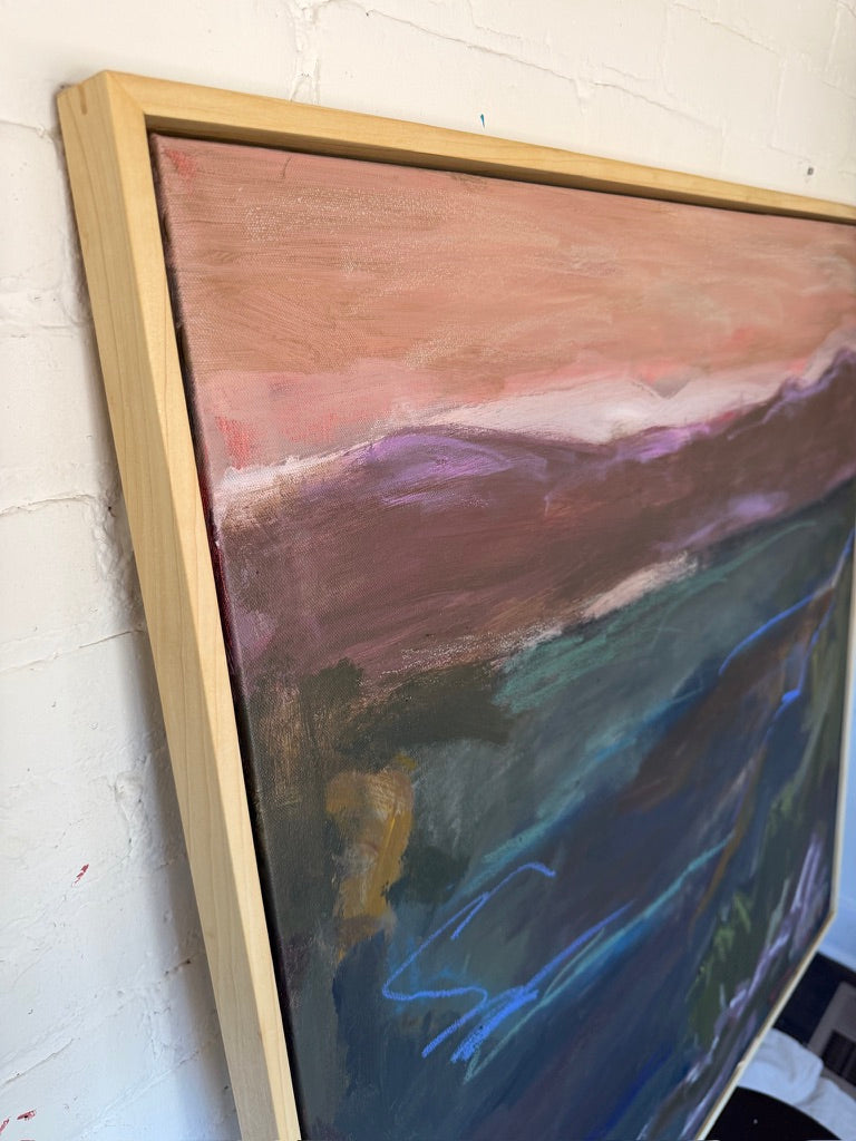 36" x 36" | Jump in the lake