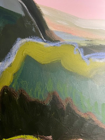 24" x 24" Abstract Landscape