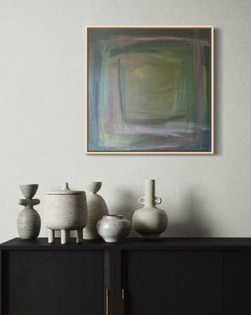 24" x 24" | Before the bloom, II