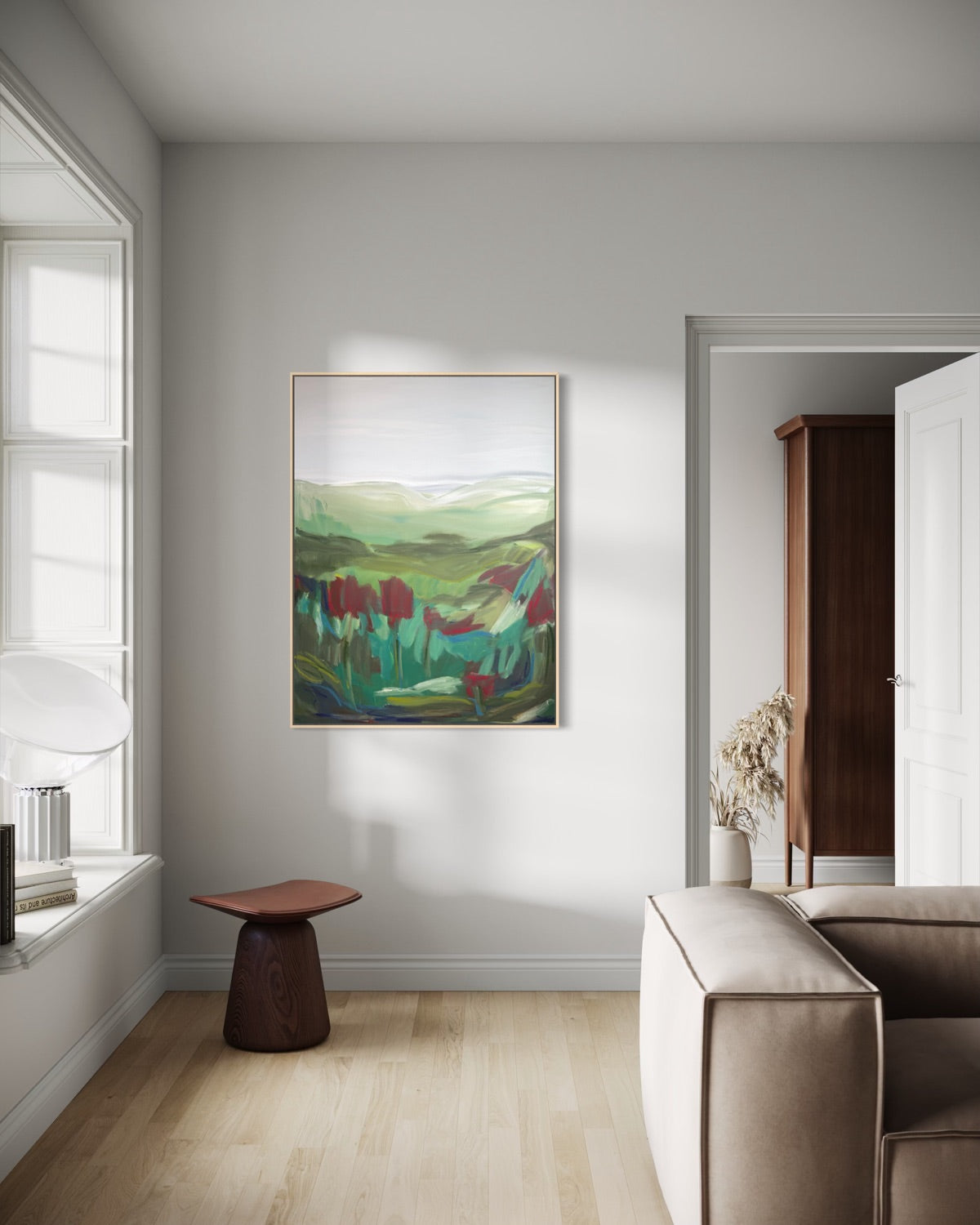 48" x 36" | Garden with a view, II