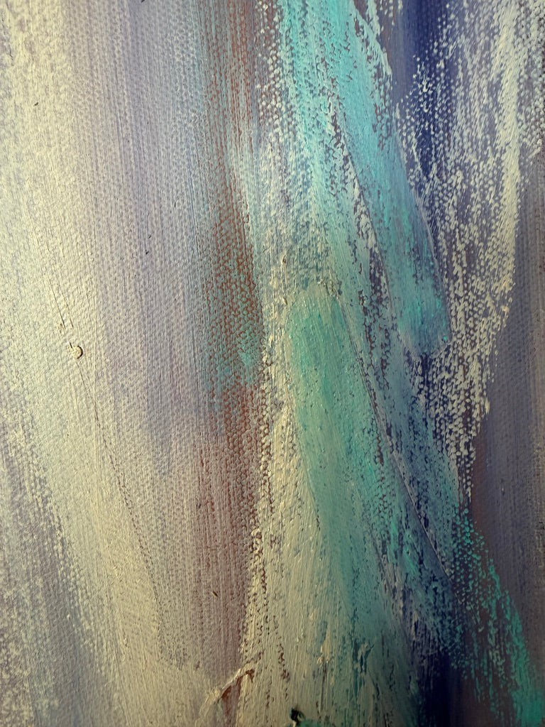 24" x 24" Acrylic and oil stick on canvas