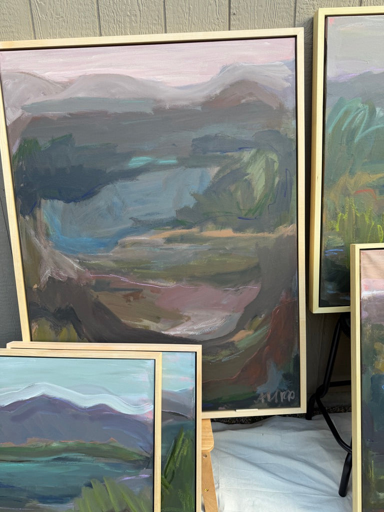 48" x 36" | Climb the mountain