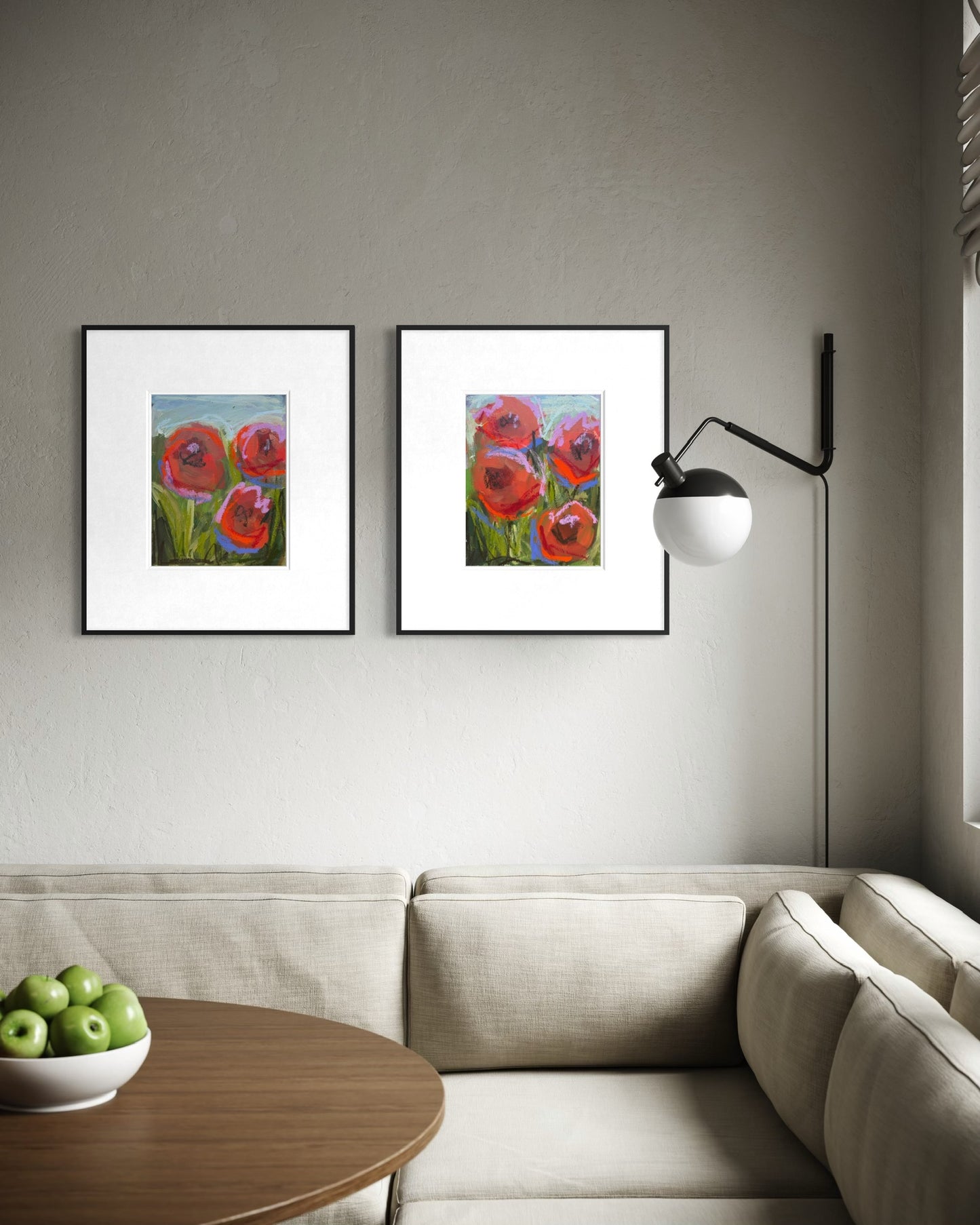 (Sizes vary) | Landscape florals on paper "Open Bloom"