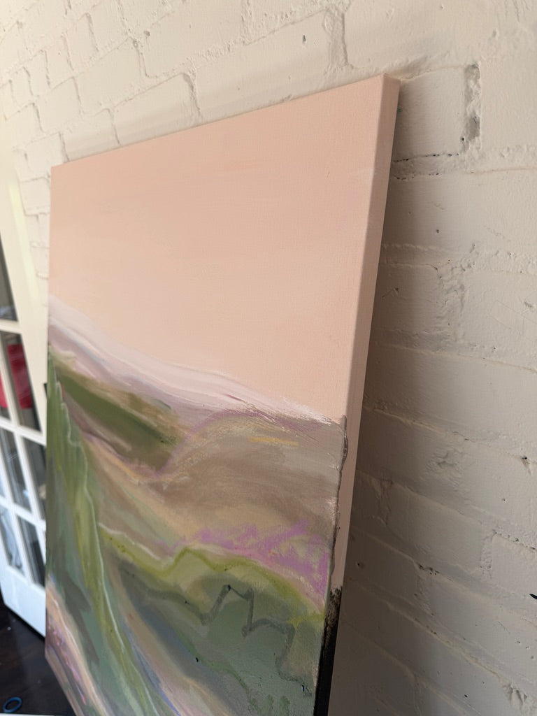 40" x 30" | Peachy queen