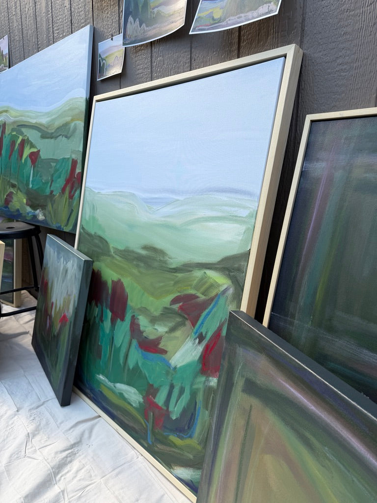 48" x 36" | Garden with a view, II