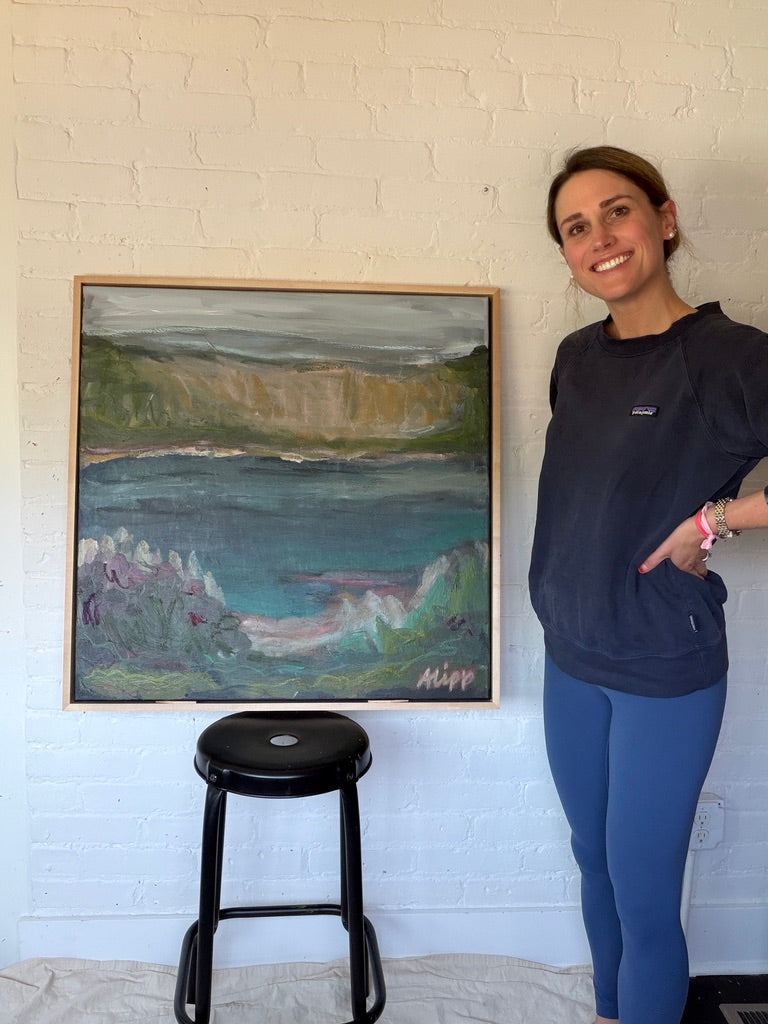 30" x 30" | Look at those bluffs